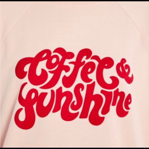 NWT Wildfox Coffee & Sunshine Sweatshirt - Picture 3 of 4